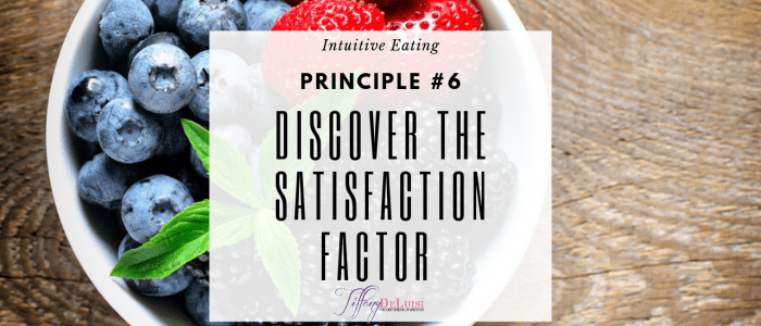 Discover the Satisfaction Factor